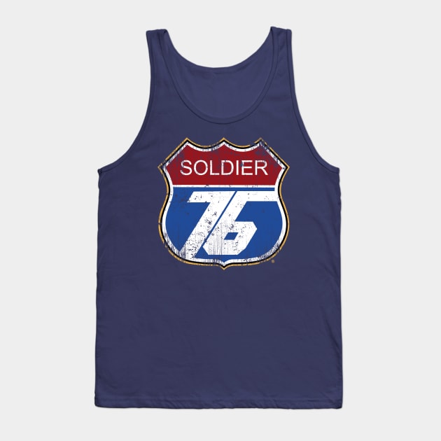 OVER ROUTE 76 Tank Top by FernandoSala